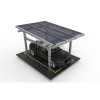 H Type Aluminum Solar Carport Structures